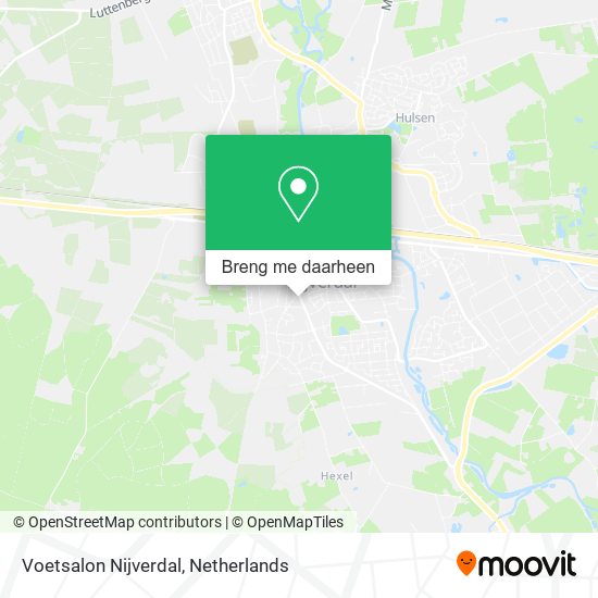 Voetsalon Nijverdal kaart