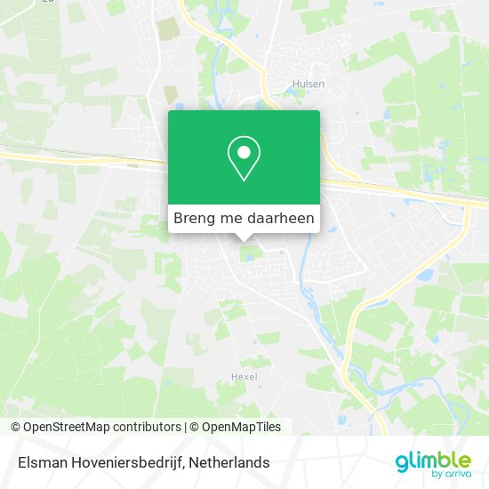 Elsman Hoveniersbedrijf kaart