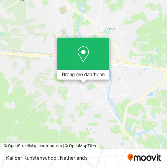 Kaliber Kunstenschool kaart