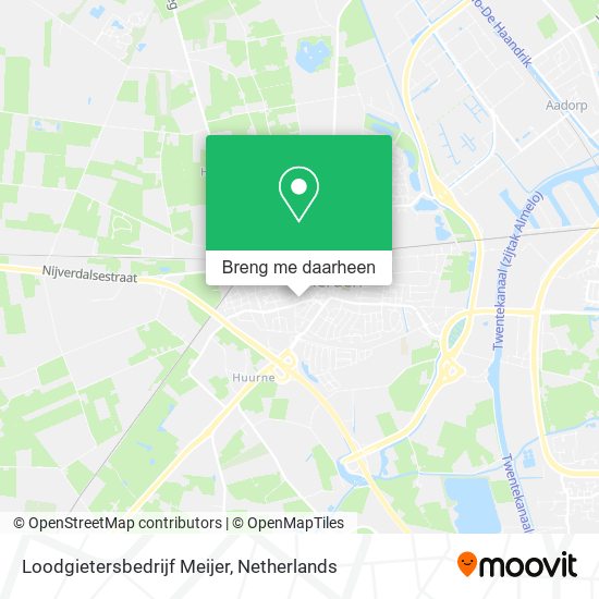 Loodgietersbedrijf Meijer kaart