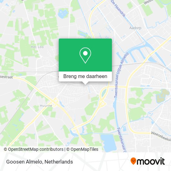 Goosen Almelo kaart