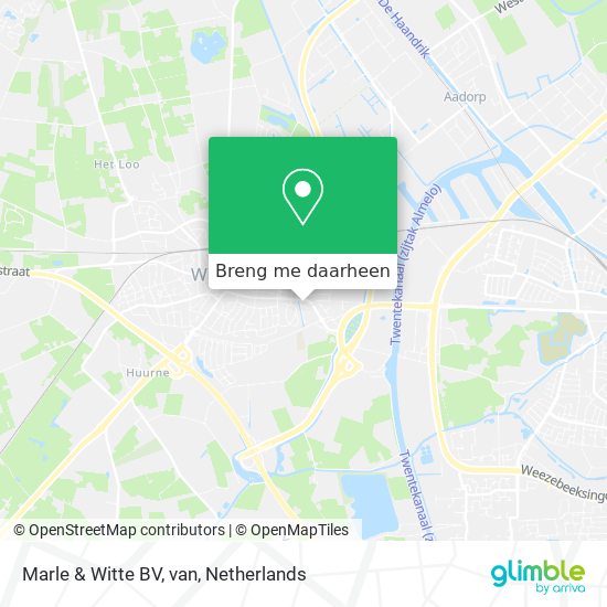 Marle & Witte BV, van kaart