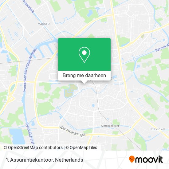 't Assurantiekantoor kaart