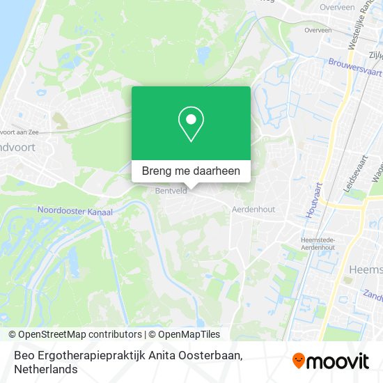 Beo Ergotherapiepraktijk Anita Oosterbaan kaart