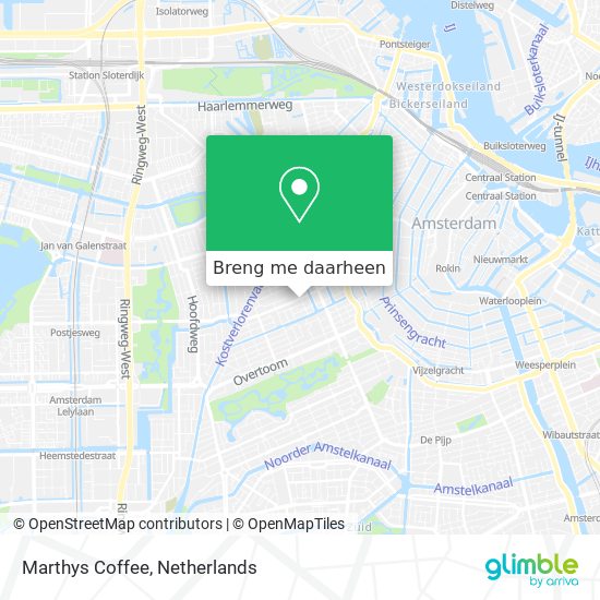 Marthys Coffee kaart