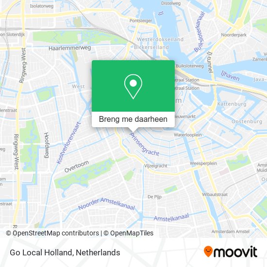 Go Local Holland kaart