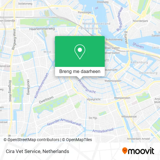 Cira Vet Service kaart