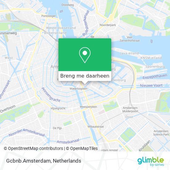 Gcbnb.Amsterdam kaart