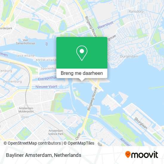 Bayliner Amsterdam kaart