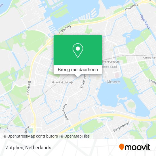 Zutphen kaart