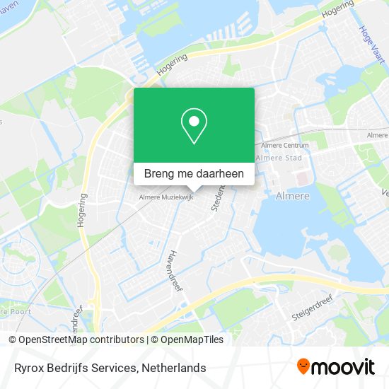 Ryrox Bedrijfs Services kaart