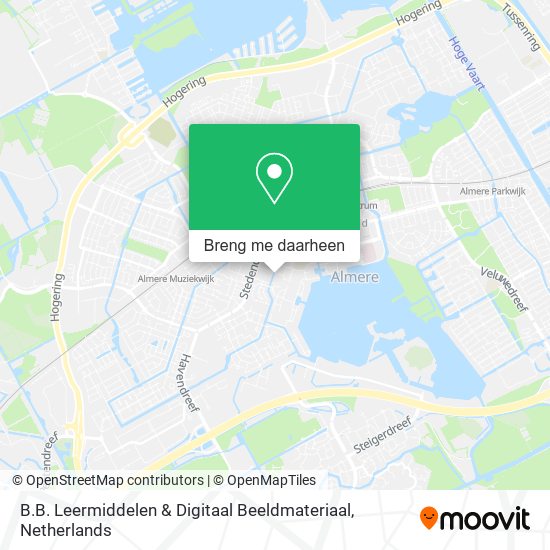 B.B. Leermiddelen & Digitaal Beeldmateriaal kaart