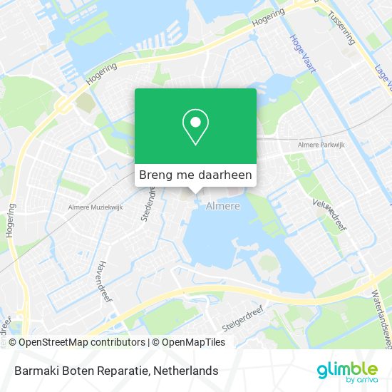 Barmaki Boten Reparatie kaart