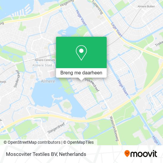 Moscoviter Textiles BV kaart