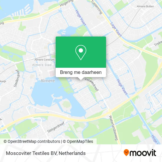 Moscoviter Textiles BV kaart
