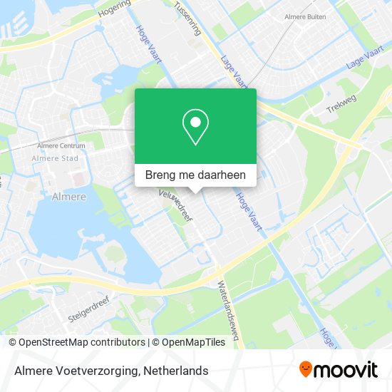 Almere Voetverzorging kaart