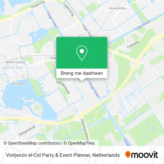 Vintjenzo el-Cid Party & Event Planner kaart