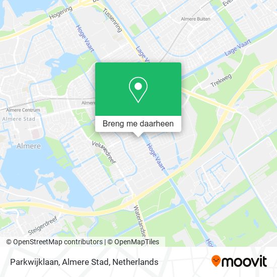 Parkwijklaan, Almere Stad kaart
