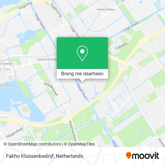 Fakho Klussenbedrijf kaart