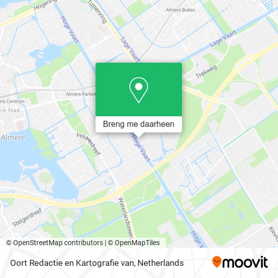 Oort Redactie en Kartografie van kaart