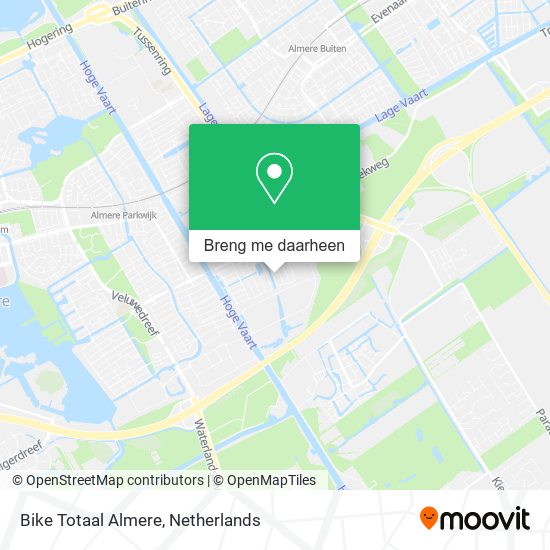 Bike Totaal Almere kaart