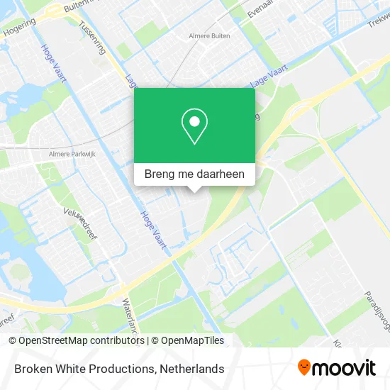 Broken White Productions kaart