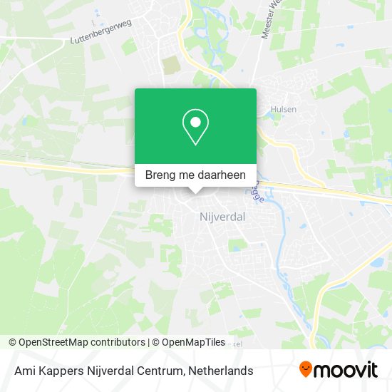Ami Kappers Nijverdal Centrum kaart
