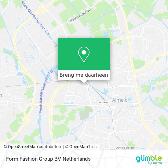 Form Fashion Group BV kaart