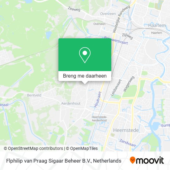 Flphilip van Praag Sigaar Beheer B.V. kaart