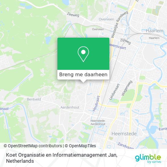 Koet Organisatie en Informatiemanagement Jan kaart