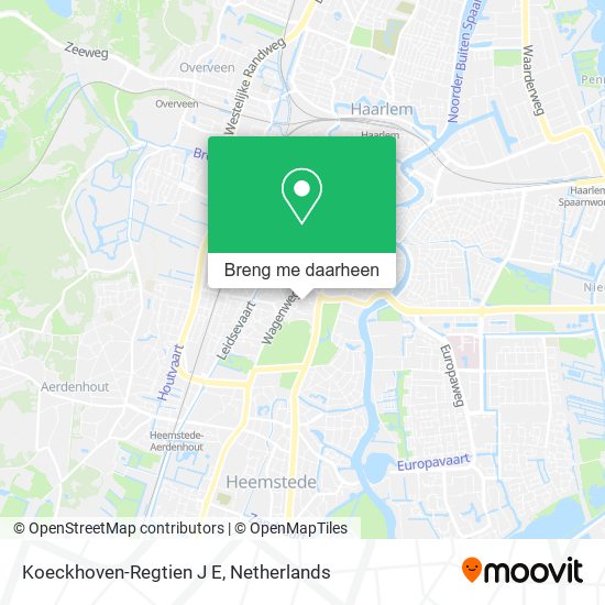Koeckhoven-Regtien J E kaart