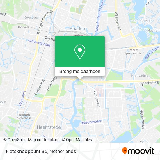 Fietsknooppunt 85 kaart