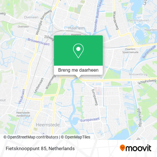 Fietsknooppunt 85 kaart