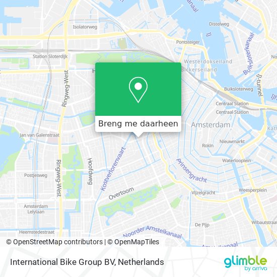 International Bike Group BV kaart