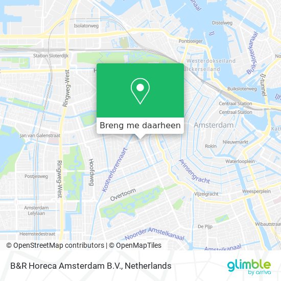 B&R Horeca Amsterdam B.V. kaart