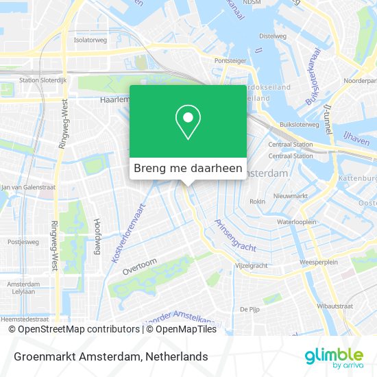 Groenmarkt Amsterdam kaart