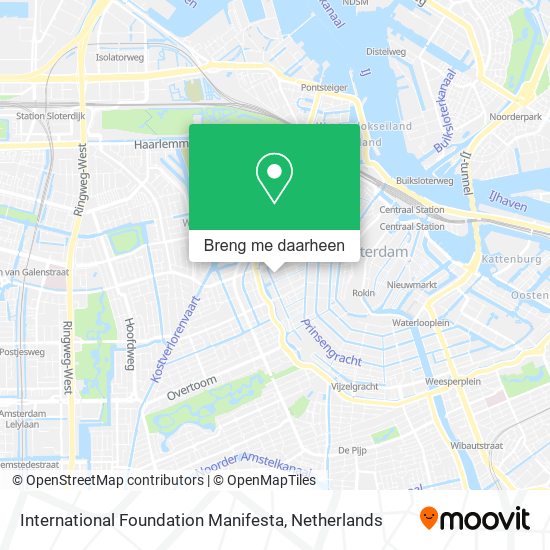 International Foundation Manifesta kaart