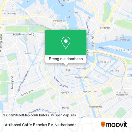 Attibassi Caffe Benelux BV kaart