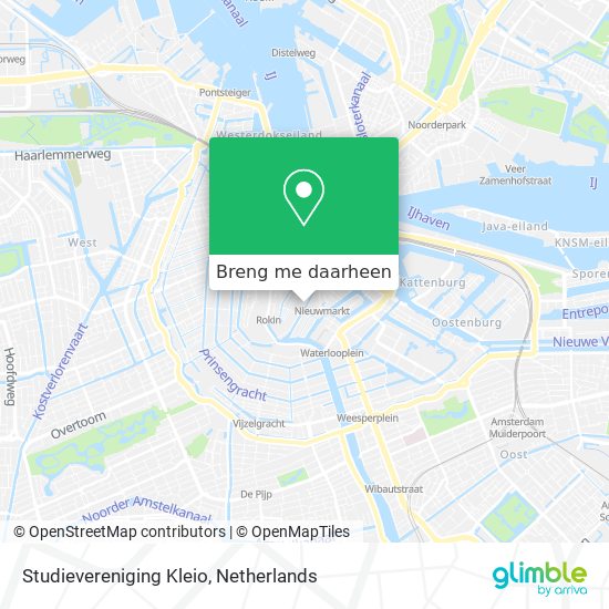 Studievereniging Kleio kaart