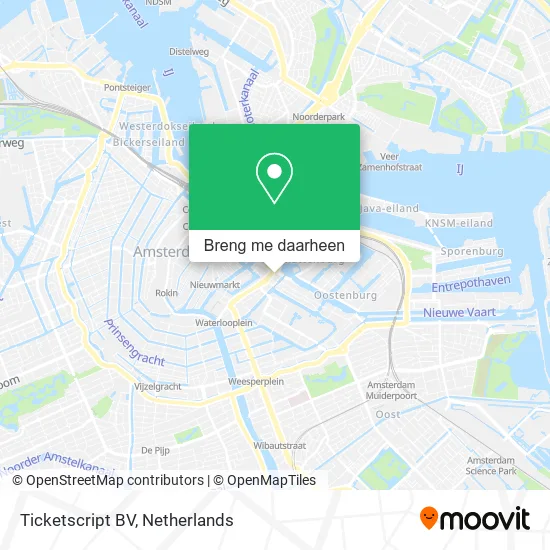Ticketscript BV kaart
