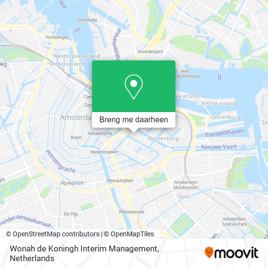 Wonah de Koningh Interim Management kaart