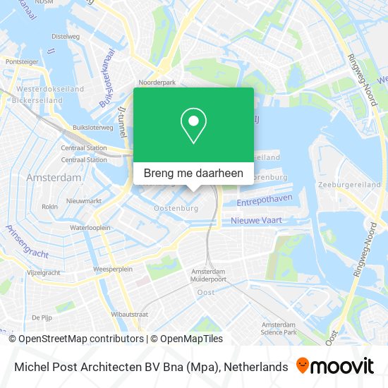 Michel Post Architecten BV Bna (Mpa) kaart