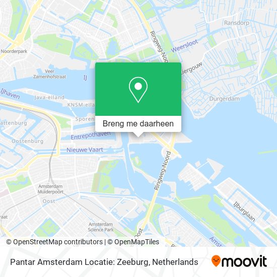 Pantar Amsterdam Locatie: Zeeburg kaart