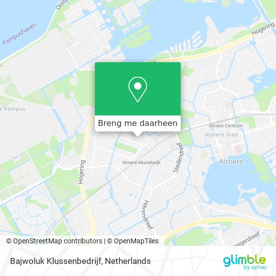 Bajwoluk Klussenbedrijf kaart