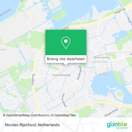 Nicoles Rijschool kaart