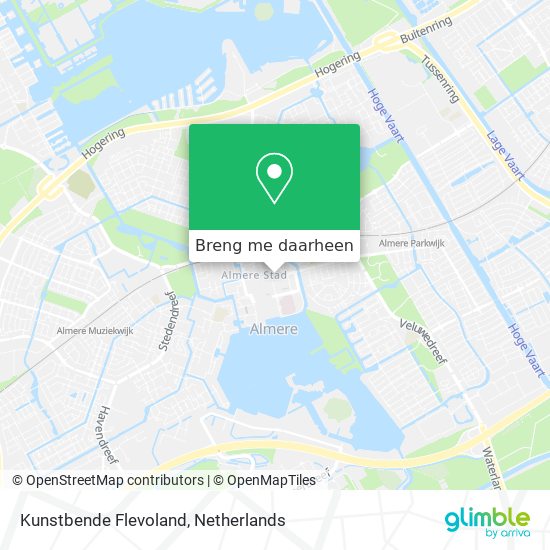 Kunstbende Flevoland kaart