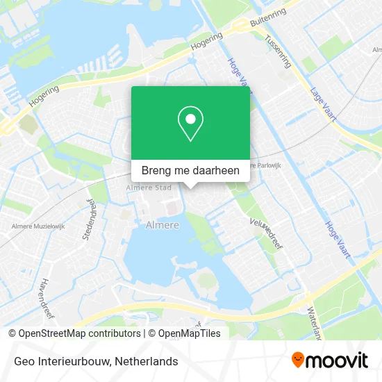 Geo Interieurbouw kaart