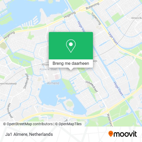 Ja1 Almere kaart