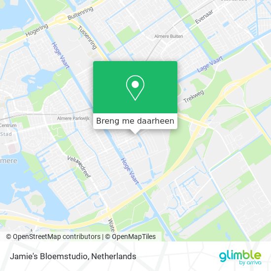 Jamie's Bloemstudio kaart