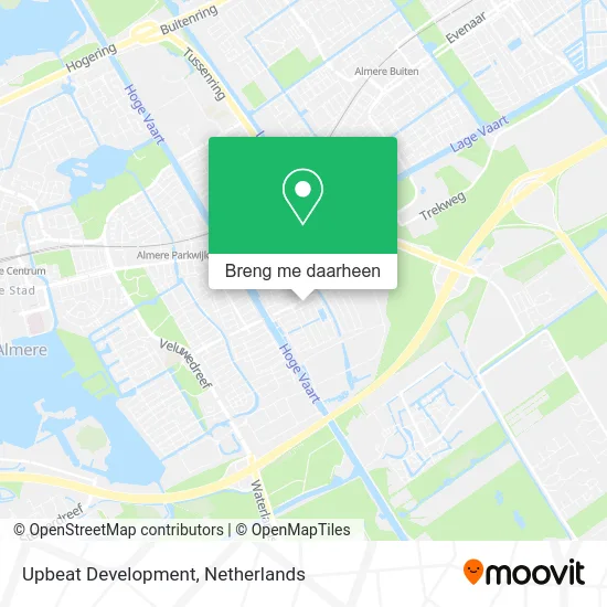 Upbeat Development kaart